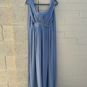 Birdy Grey Light Blue Maxi Dress